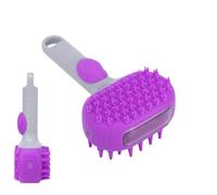 Peigne D'épilation - Brosse À Vapeur Pour Chats | Brosse De Toilettage Pour Animaux De Compagnie | Nettoyage Profond Et Doux Pouur Le Bain | Poour Poils Courts Et Longs | Usage Domestique