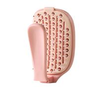 Peigne Duveteux À Mémoire De Forme Avec Coussin D'Air Détachable, Structure Double Arc Pour Massage | Peigne Pliable, Auto-Nettoyant Et Compact Rangement Pratique