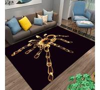 PEIHUODAN 3D Animal Visual Rug, Modern Cool Visual Spider Close-up Decorative Floor Mat, Essential Atmosphere Carpet for Teenagers Kids Gaming Room, Living Room, Bedroom (Colour 4,100x150cm)