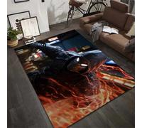PEIHUODAN 3D Visual Game Carpet, Cool Cartoon Anime Cyber Decoration Floor Mat, Soft Carpet Essential for Teenagers' and Kids Bedrooms Suitable for Living Rooms and Bedrooms (Colour 2,120x180cm)
