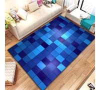PEIHUODAN 3D Visual Neon Gaming Rugs, Cool Neon Light Ambient Decorative Carpet, Teenagers Kids and Boys Must Have Gaming Floor Mats Suitable for Living Room, Bedroom, Game Room (Colour 2,100x150cm)
