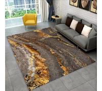 PEIHUODAN Area Rugs, Modern Marble Textured Decorative Rug, Boys and Girls Gaming Non-slip Floor Mat, Soft Marble Water Patterned Style Carpet for Living Room Bedroom Kitchen (Colour 1,160x200cm)