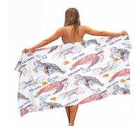PEIHUODAN Dock and Bay Microfibre Beach Towel, Lightweight, Quick Dry, Sand Free, Beach Towels for Adults Extra Large, for Travel, Pool, Sun Lounger, Beach Essentials (Colour 2,150x200cm)