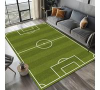 PEIHUODAN Football Carpets Sports Theme Basketball Football field Print Rug Soft Flannel Carpets Non-slip Washable Floor Mat Gamer Kids Boy Gaming Room Home Decor (Colour 2,160x230cm)