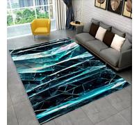 PEIHUODAN Gaming Decorative Non-Slip Rug for Teenagers' Kid's Bedrooms, Modern Multicolour 3D Visual Style Soft Carpet, Cool Area Rug for Living Rooms, Games Rooms, E-sports Room (Colour 2,80x160cm)