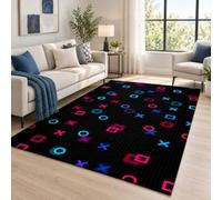 PEIHUODAN Gaming Rug Gamer Carpet Game Controller Carpet Non Slip Area Rug Modern Floor Mat For Living Room Bedroom Gaming Space (Colour 5,160x230cm)