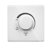 PEILINZE Wall Switch 86 Type Ceiling Fan Adjustment Stepless Speed Controller Wall 220V Dimmer Light Lighting Control