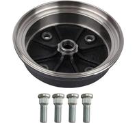 PEIMIN Front Left or Right Brake Hub Drum with Wheel Studs Replacement 41038-0034 for Kawasaki Mule 3000, 3010, 4000 & 4010 UTVs Black