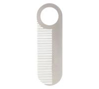 Peine De Barba De Metal, Stainless Steel Maple 304 De Dientes Finos - Peine Para Bigote Y Barba,Peine Para El Cabello De Tocador, Peine De Viaje, Peine De Peinado Para Cabello Más Fino, Herramienta De