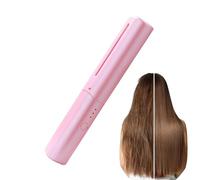 Peine De Peluquería De Cerámica - Cepillo Alisador Con 3 Niveles Recargable Por USB | Herramienta Portátil para Peluquerías, Viajes, Boda, Hogar, Spa Y Cuidado Capilar Diario