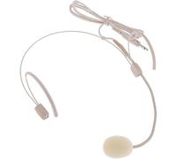 PEINIQULL Microphone Props Mic Toy, Headset Microphone System, Headworn Single Earset Over Ear Hanging Condenser Mic Compatible for Singing, Churches, Stage Performance,Lectures,Theater