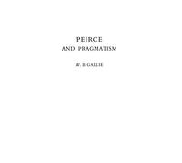 Peirce and Pragmatism