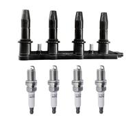 PEIUOK 55561655 Ignition Coil Pack Double Iridium Spark Plug Pack Compatible with 2008-2017 Opel VAUXHALL ASTRA Mk VI J P10 CORSA Mk IV E INSIGNIA Mk I A ZAFIRA Mk II B Mk III P12 1.6 1.8 55584404
