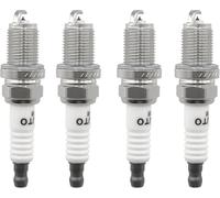 PEIUOK Iridium Spark Plug Set 4 Pcs Sparkplug Iridium Compatible With Nissan March Ii Almera Avenir Bluebird Maxima Mistral Pathfinder Primastar Pulsar Sentra Serena BKR6EIX-11