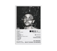 PEIXEN Beauty Behind The Madness Album Cover Canvas Posters for Room Aesthetic Gift 12x18inch(30x45cm)