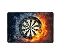 PEIXEN Darts Board Area Rug Fluffy Soft Flannel Carpet Non-Slip Throw Rugs Living Room Rugs for Bedroom Office and Home Decor 36"x24"