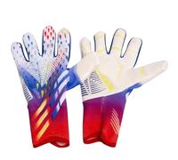 PEIXEN Football Goalkeeper Gloves, Natural Latex Grip & Breathable Mesh, Adjustable Strap with 3D Texture, Lightweight for Training/Match Multicolour
