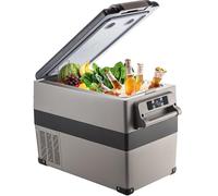 PEIXU 45L Portable Compressor Car Fridge Freezer, Electric Cooler Box, 12V/24V DC & 100-240V AC, Car Refrigerator, Cooling Range -20℃ to 20℃, for Car, Campervan, Travel