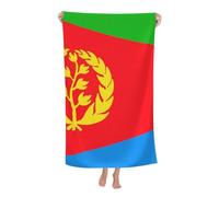 peiyeety Beach Towel Eritrea Flag Microfiber Beach Towels Blanket Oversized Tropical Big Extra Large XL Pool Towels Quick Dry Sandproof for Women Girls Kids