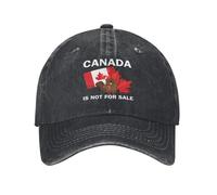 peiyeety Canada is Not for Sale Adjustable Baseball Cap Hats for Men Women Black