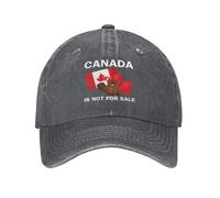 peiyeety Canada is Not for Sale Adjustable Baseball Cap Hats for Men Women Deep Heather
