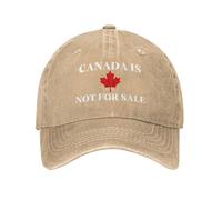 peiyeety Canada is Not for Sale Hat Men Women Trucker Hat Dad Baseball Cap Natural