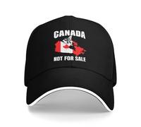 peiyeety Canada is Not for Sale Hats Baseball Caps Adjustable Dad Hat for Men Women Black