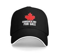 peiyeety Canada is Not for Sale Hats Baseball Caps Adjustable Dad Hat for Men Women Black