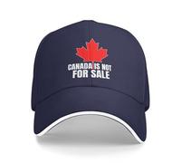 peiyeety Canada is Not for Sale Hats Baseball Caps Adjustable Dad Hat for Men Women Navy Blue