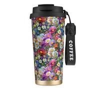 peiyeety Colorful Daisy Floral 316 Insulated Mug17oz Stainless Steel Coffee Tumbler Spill Proof Lid for Hot Cold Drinks Home Outdoor