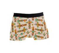 peiyeety Colorful Totem Poles Mens Underwear Boxer Briefs