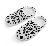 peiyeety Dalmatian Pattern Cute Cotton Slippers Anti-slip House Shoe Slipper Indoor Outdoor