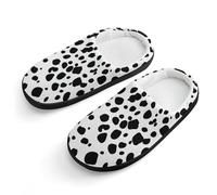 peiyeety Dalmatian Pattern Cute Cotton Slippers Anti-slip House Shoe Slipper Indoor Outdoor