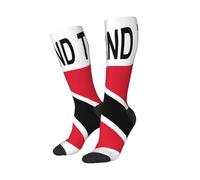 peiyeety Flag Of Trinidad And Tobago Funny Socks With, Soft Breathable Socks For Men & Women
