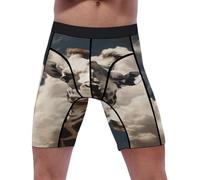 peiyeety Giraffe in The Clouds Compression Shorts Men Spandex Sport Shorts Workout Performance Baselayer Underwear