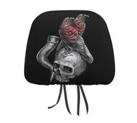 peiyeety Golden Norse Mythology Viking Yggdrasil Tree of Life Car Head Rest Covers Set Auto Front/Rear Seats Headrest Cover Universal Fit Most Cars, Sedan, SUV, Unique Gift for Women Men