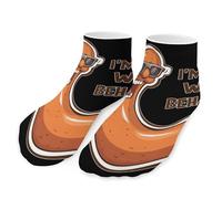 peiyeety I'm On My Wurst Behavior Unisex Ankle Socks Athletic Breathable Low Cut Comfortable Sock