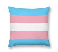 peiyeety LGBT Pride Flag Transgender Soft Square Cushion Case Couch Sofa Pillowcase Couch Throw Pillow Covers Bedroom Cushion Cover