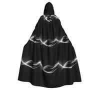 peiyeety Light and shadow dancer Printed Adult Hooded Cloak is a super large, comfortable, and durable Halloween hooded poncho