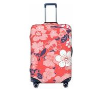 peiyeety Luggage Cover Elastic Washable Suitcase Protector Dustproof Personalized Melancholy Cherry Blossoms Travel Baggage Covers for 18-32 Inch