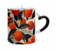 peiyeety Magic Color Changing Mug, Blazing Orbs Pattern Heat Sensitive Ceramic Cup - 12oz Coffee Tea Cup, Novelty Gift for Holiday