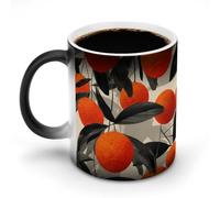 peiyeety Magic Color Changing Mug, Blazing Orbs Pattern Heat Sensitive Ceramic Cup - 12oz Coffee Tea Cup, Novelty Gift for Holiday