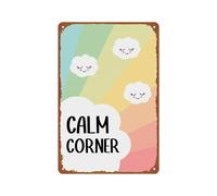 peiyeety Metal Tin Sign Effort Courage Poster Wall Art For Room Home Coffee Bar Decor 8x12 inches