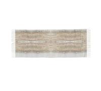 peiyeety Minimalist Modern Chic Beige Tan White Grey Marble Oversized Scarf Shawl Wrap (77x27 Inch) - Winter Lightweightffy Print & Solid Dual Design, All-Season Unisex Accessory