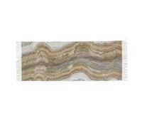 peiyeety Minimalist Scandinavian Granite Brown Grey Marble Oversized Scarf Shawl Wrap (77x27 Inch) - Winter Lightweightffy Print & Solid Dual Design, All-Season Unisex Accessory