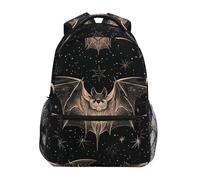 peiyeety Moon Bat (03) Laptop Backpack for Women Men, Personalized College Bookbag Travel Bag Casual Daypack back packs