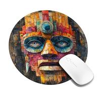peiyeety Mousepad Mouse Pad with Stitched Edge Non-Slip Rubber Mouse Mat for Laptop Gaming Office Home, Southwestern Aztec Baja
