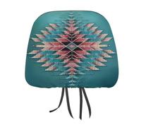 peiyeety Native American Bead Cross EthnicCar Head Rest Covers Set Auto Front/Rear Seats Headrest Cover Universal Fit Most Cars, Sedan, SUV, Unique Gift for Women Men