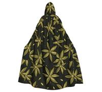 peiyeety Seamless olive star Printed Adult Hooded Cloak is a super large, comfortable, and durable Halloween hooded poncho
