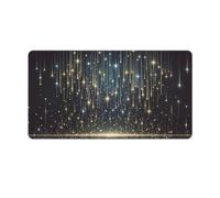 peiyeety Starry Sky Shining Stars Large Extended Gaming Mouse Pad 30"x16" - XXL Computer Desk Mat for Keyboard and Mouse - Non-Slip Rubber Base & Durable Stitched Edges